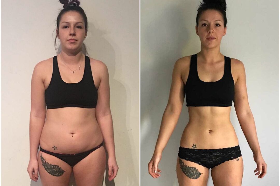 до та після схуднення